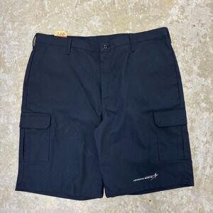 NEW Lockheed Martin Shorts Men 42 Blue Cargo 12" Employee Uniform Red Kap NWT